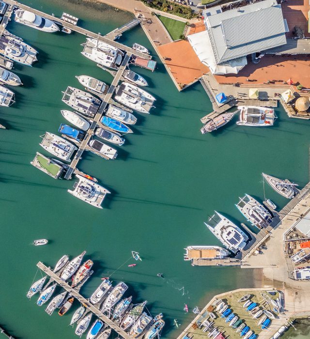 The Harbour and TWKQ – Aerial View